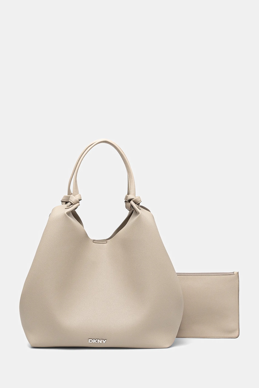 Τσάντα Dkny PAULA COMMUTER TOTE χρώμα: μαύρο, R42BAE48