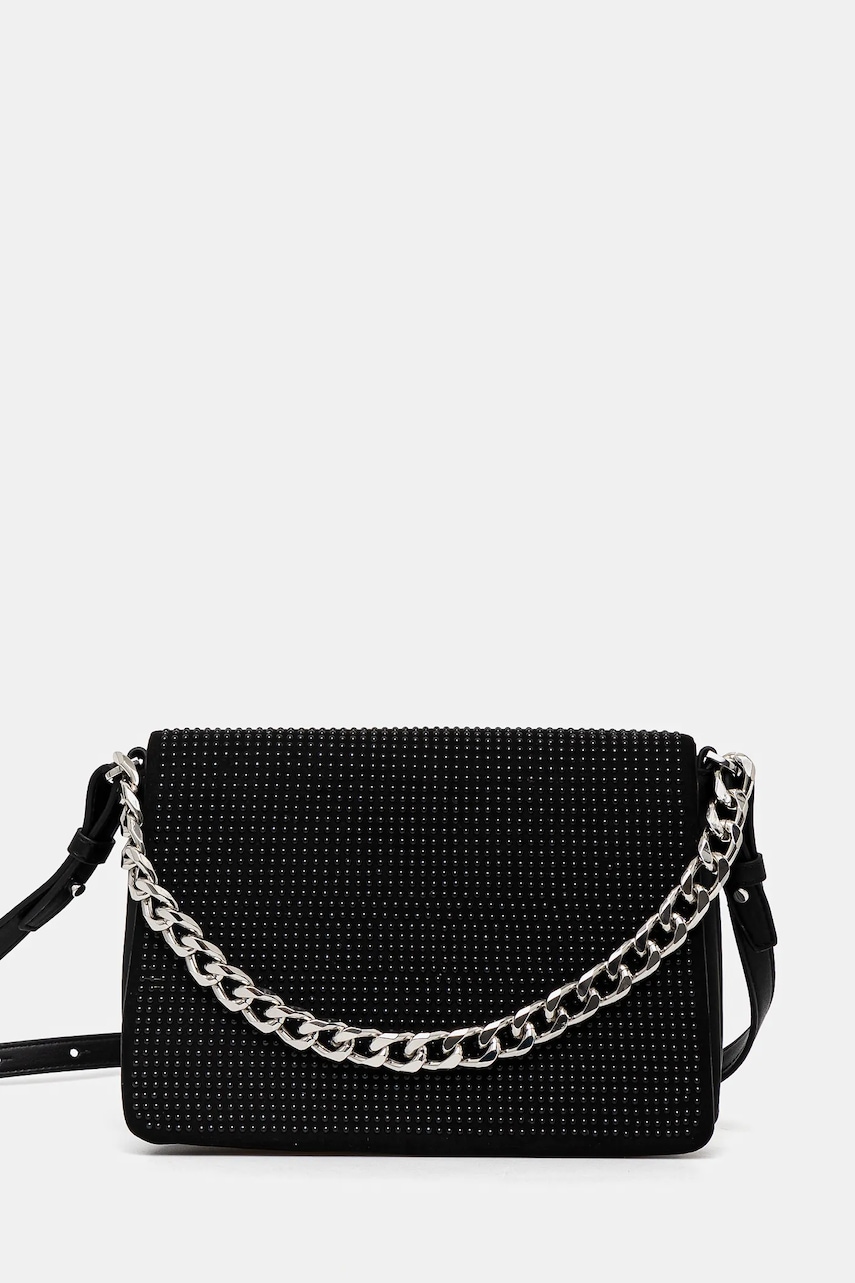 Τσάντα Dkny χρώμα: μαύρο, R44EMI05