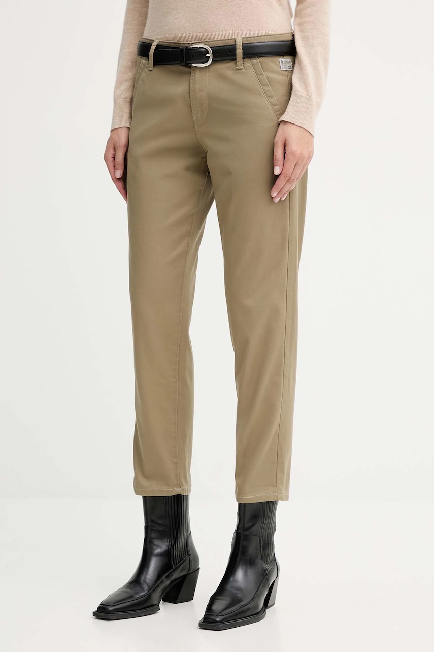 Παντελόνι G-Star Raw χρώμα: μαύρο, D25257-C105