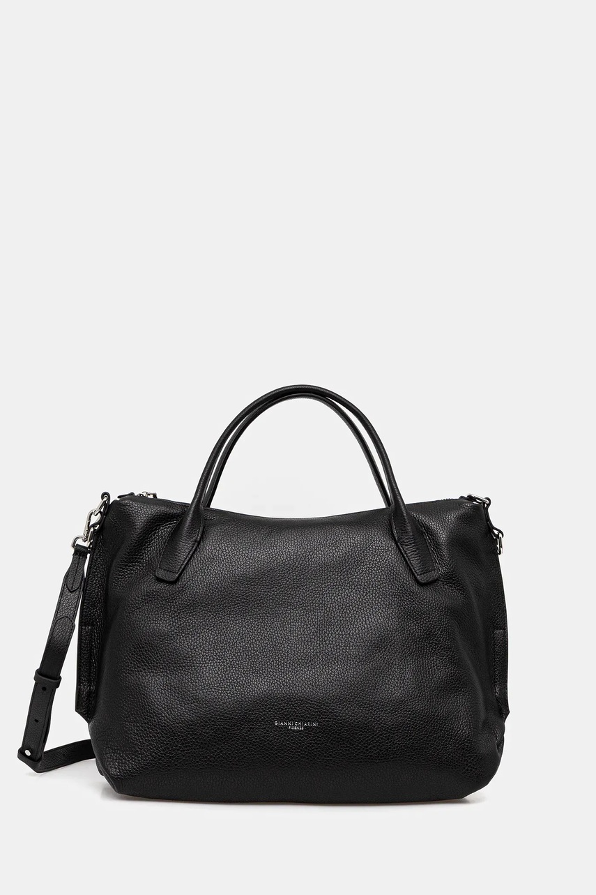 Τσάντα σουέτ Gianni Chiarini CINDY χρώμα: μαύρο, BS.11700.CM
