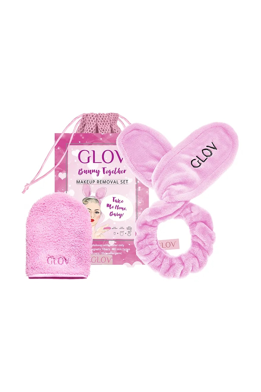 Σετ περιποίησης προσώπου GLOV Bunny Together Set χρώμα: ροζ