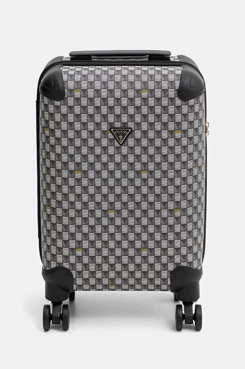 Βαλίτσα Guess 53x31,5x22 cm χρώμα: μαύρο, TWG745 29830