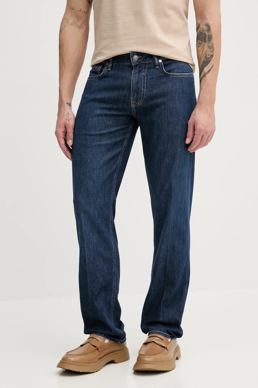 Τζιν παντελόνι Guess ANGELS χρώμα: ναυτικό μπλε, M5GAN2 D5MZ1