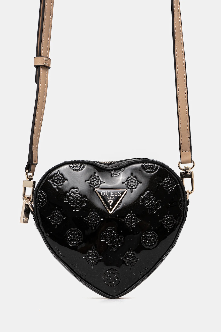 Τσάντα Guess ARNELA χρώμα: μαύρο, HWTV94 96770