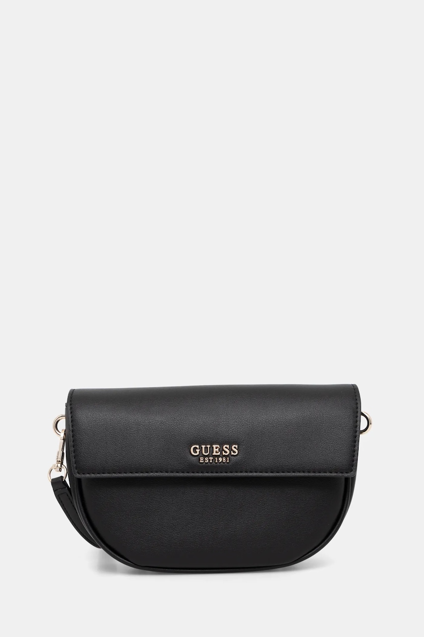 Τσάντα Guess CERELIA χρώμα: μαύρο, HWBG96 45190