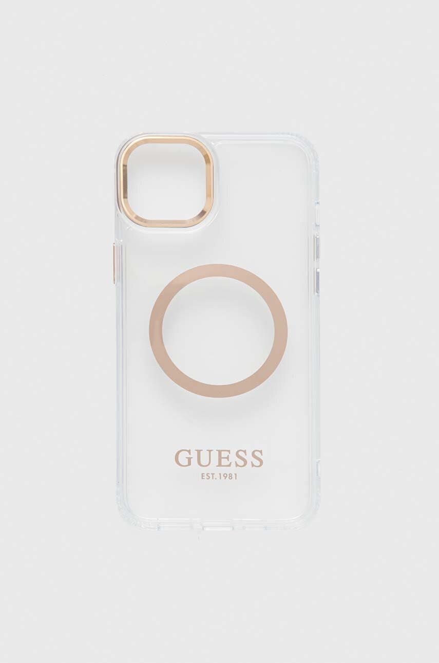 Θήκη κινητού Guess iPhone 14 Plus 6,7" χρώμα: χρυσαφί