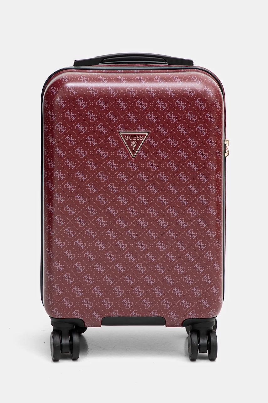 Βαλίτσα Guess JESCO χρώμα: μπορντό, TWE838 99830