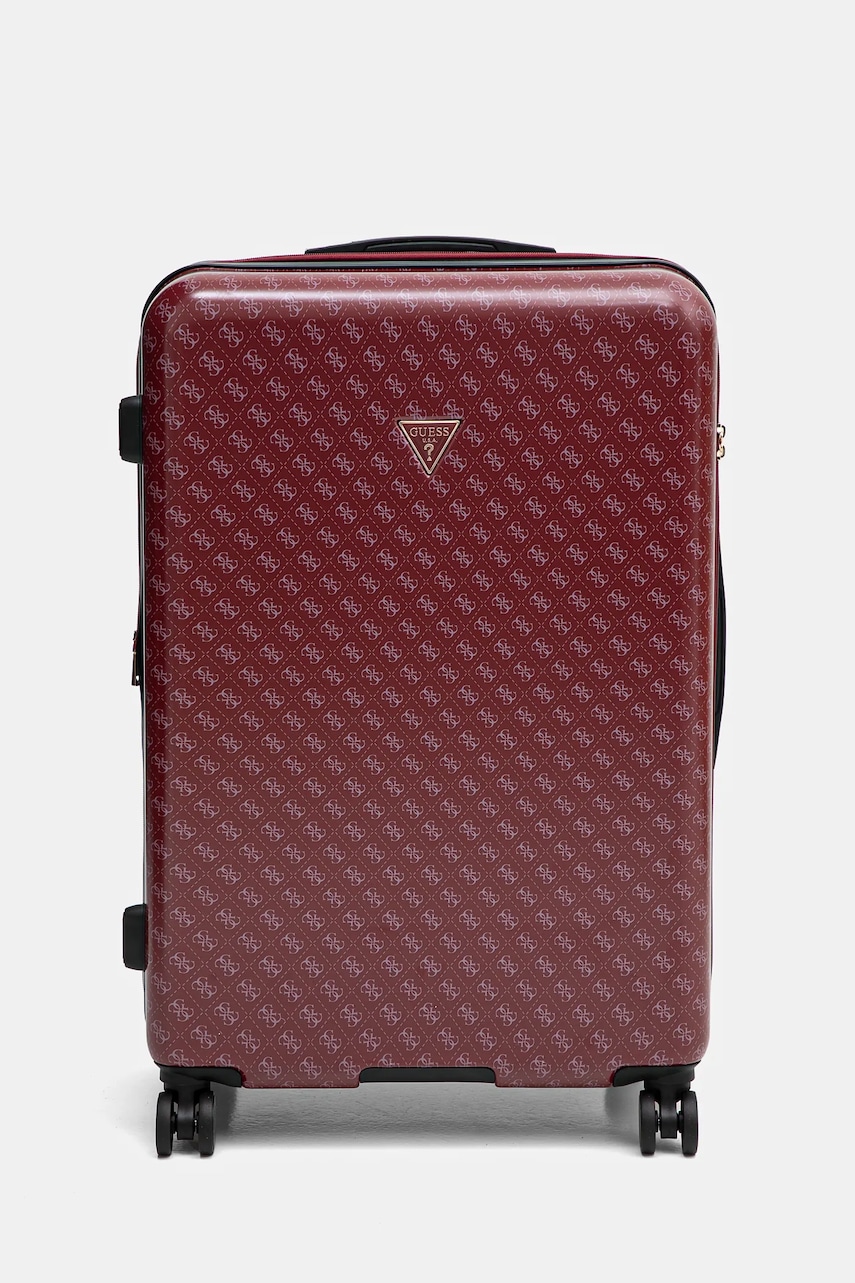 Βαλίτσα Guess JESCO χρώμα: μπορντό, TWE838 99880