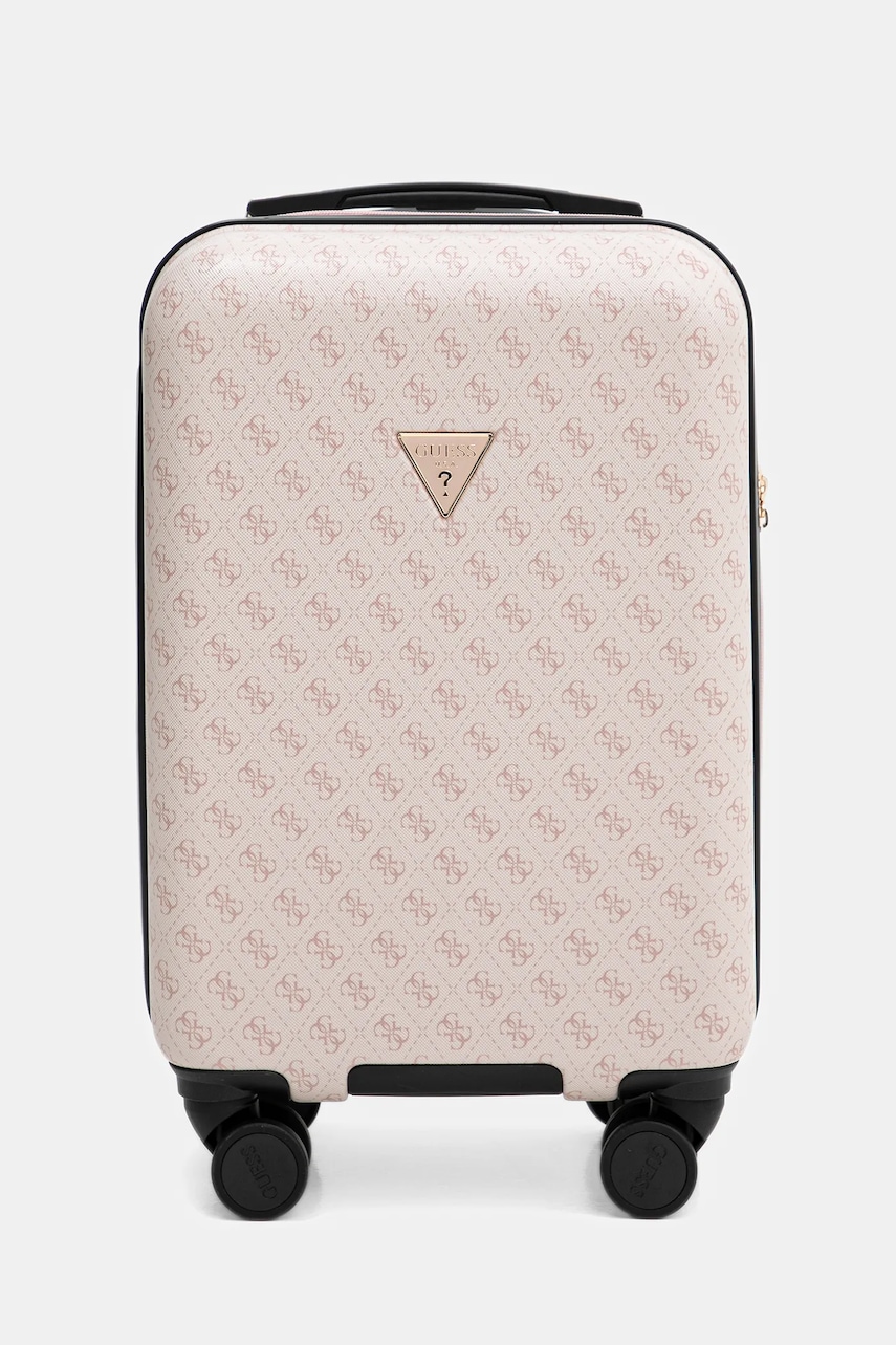 Βαλίτσα Guess JESCO χρώμα: μπεζ, TWHB83 89983