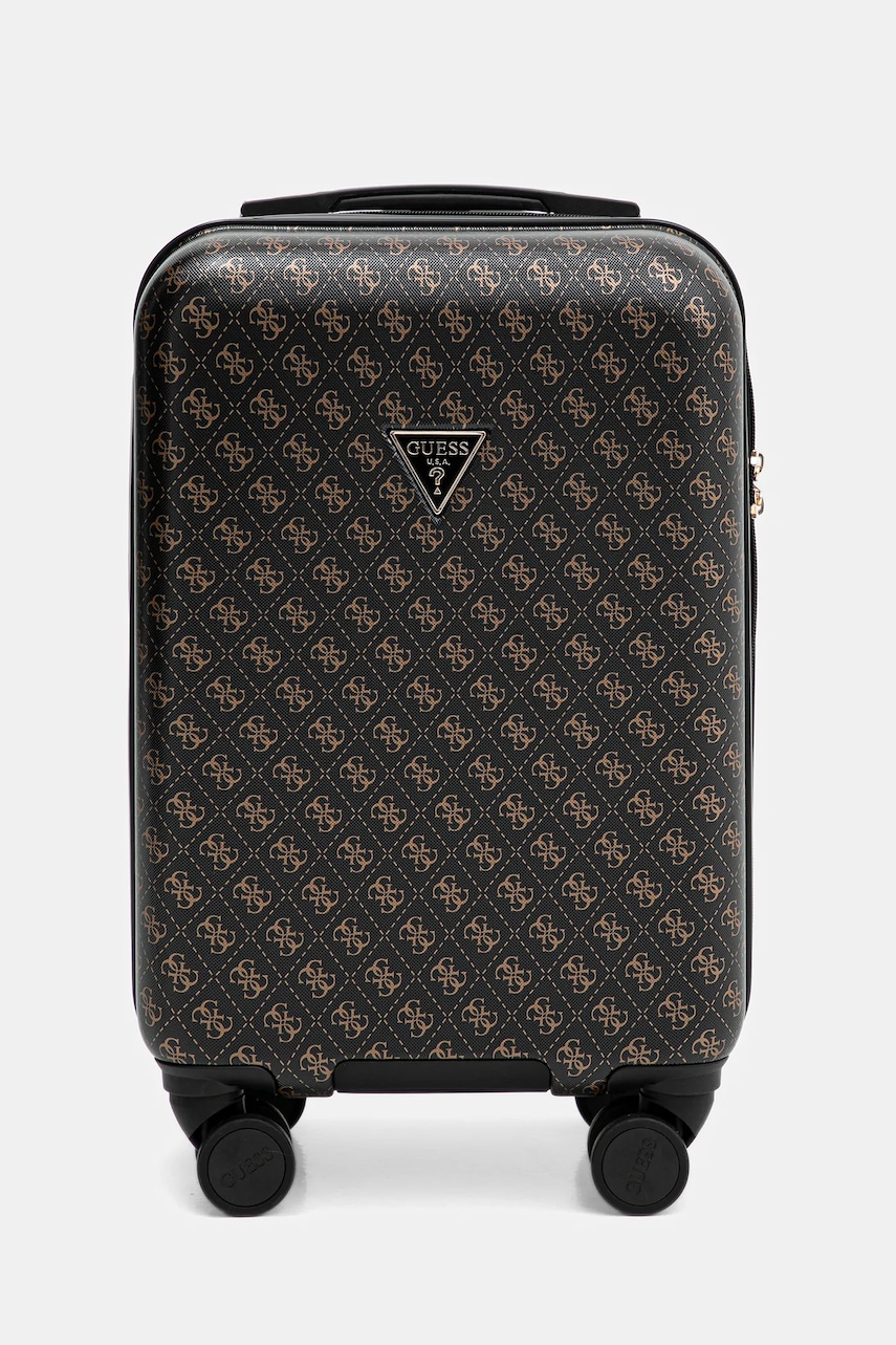 Βαλίτσα Guess JESCO χρώμα: μπεζ, TWHB83 89983