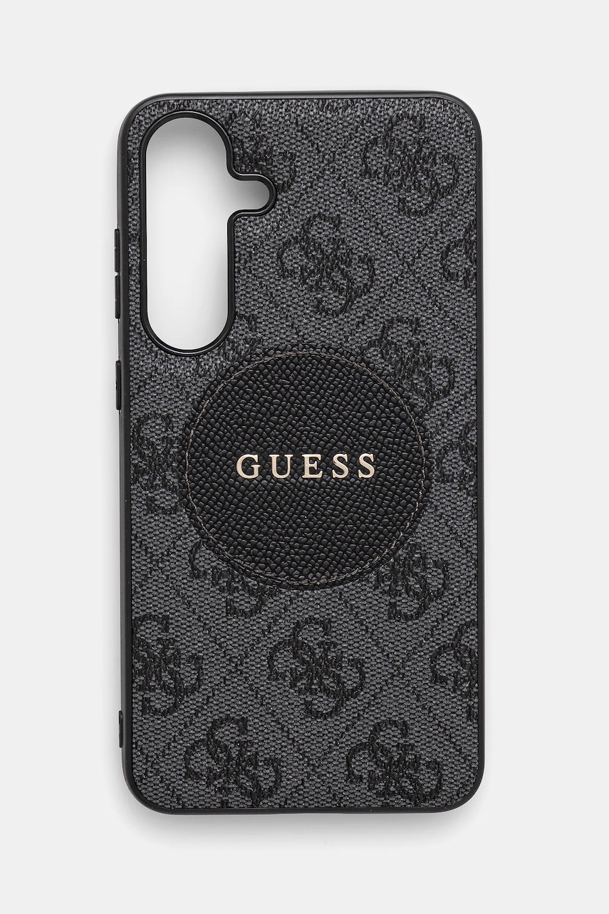 Θήκη κινητού Guess Samsung Galaxy S25+ χρώμα: μαύρο, GUHMS25MP4PGRSGK