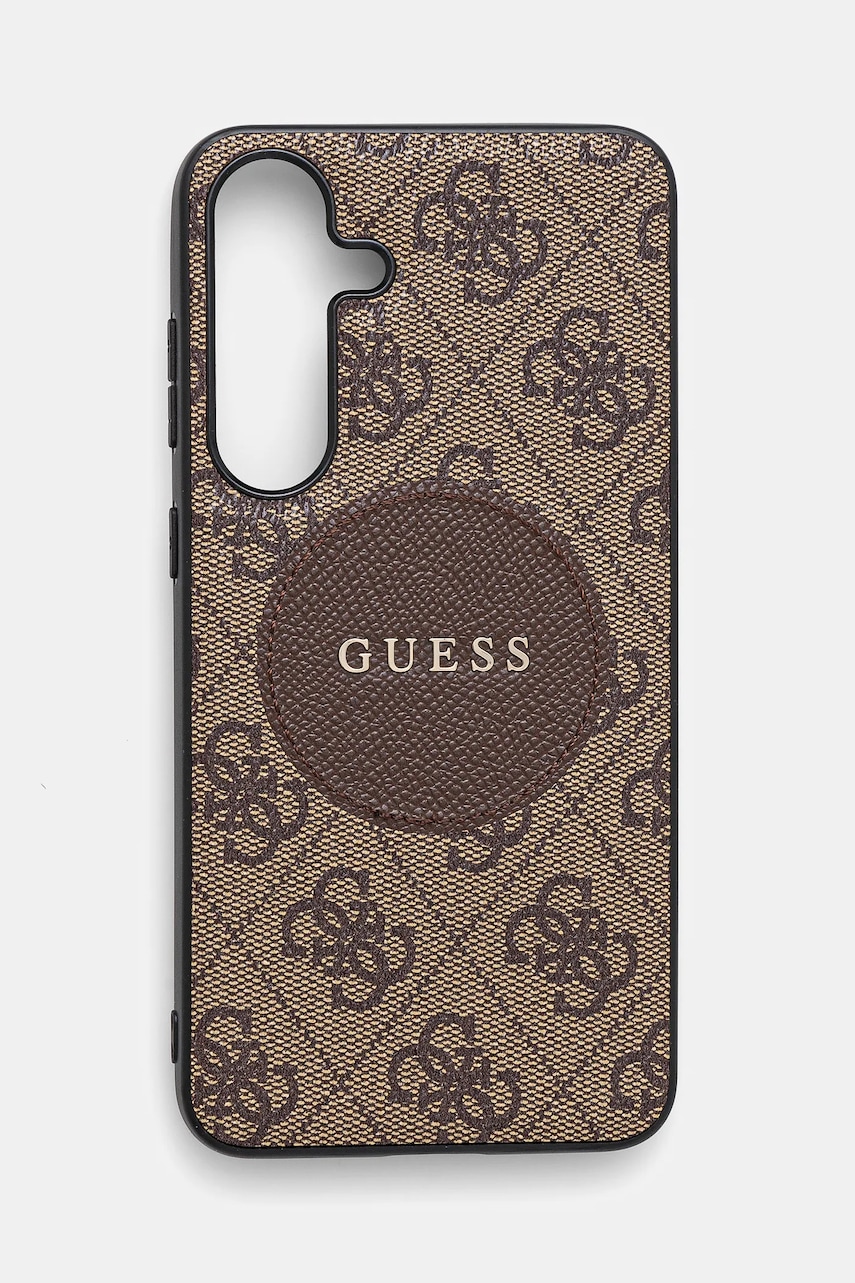 Θήκη κινητού Guess Samsung Galaxy S25+ χρώμα: καφέ, GUHMS25MP4PGRSGW