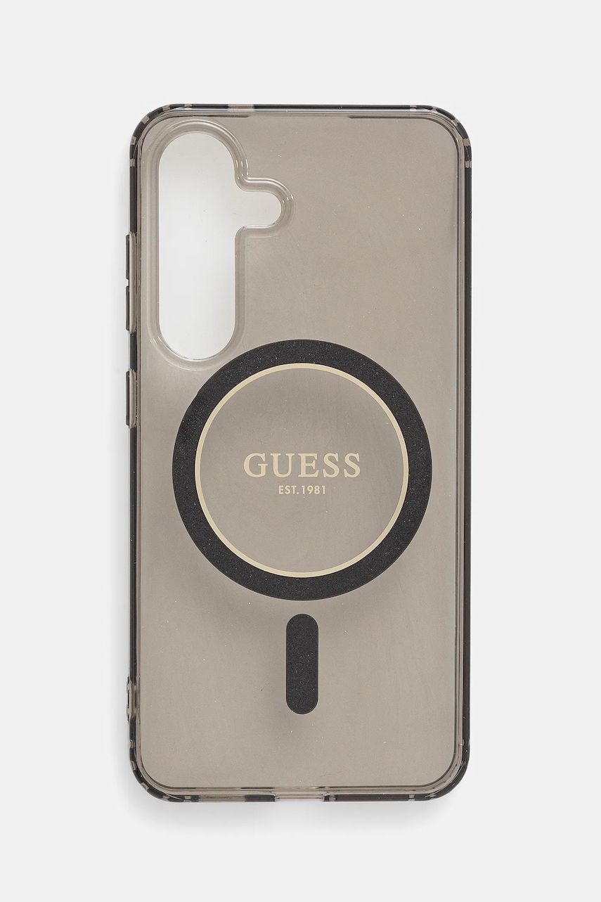 Θήκη κινητού Guess Samsung Galaxy S25 χρώμα: μαύρο, GUHMS25SHFGEREK