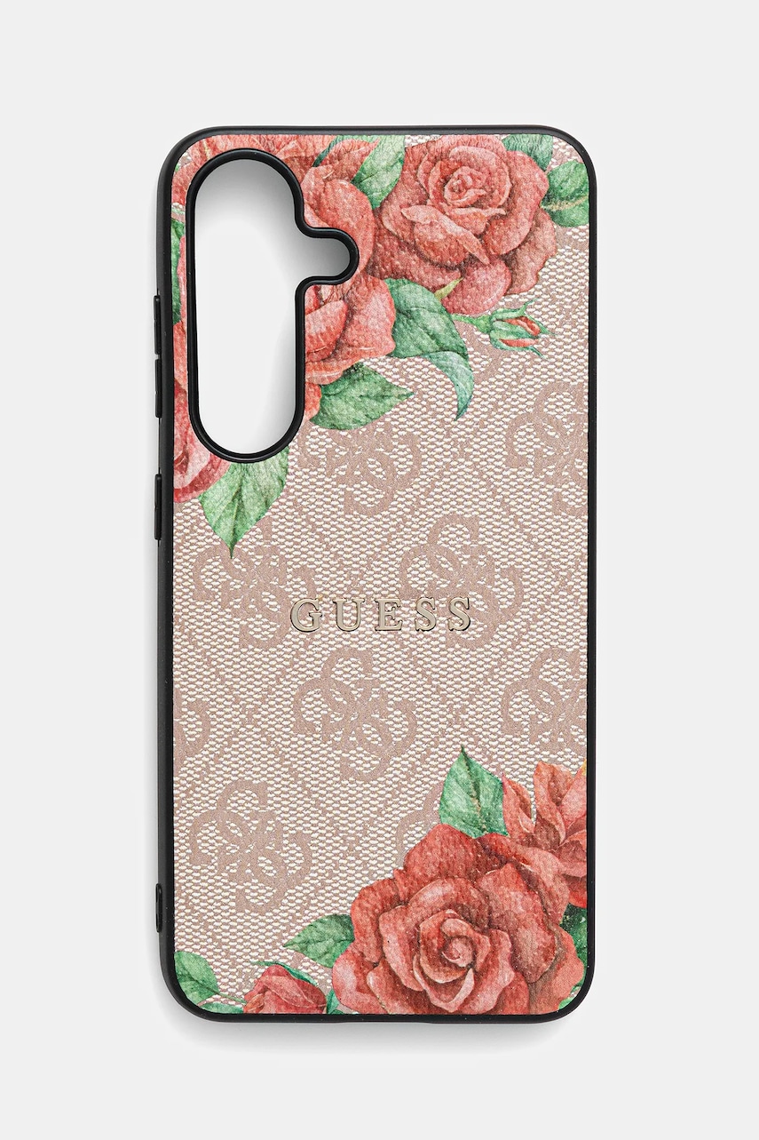 Θήκη κινητού Guess Samsung Galaxy S25 χρώμα: ροζ, GUHMS25SP4ROPEMCP