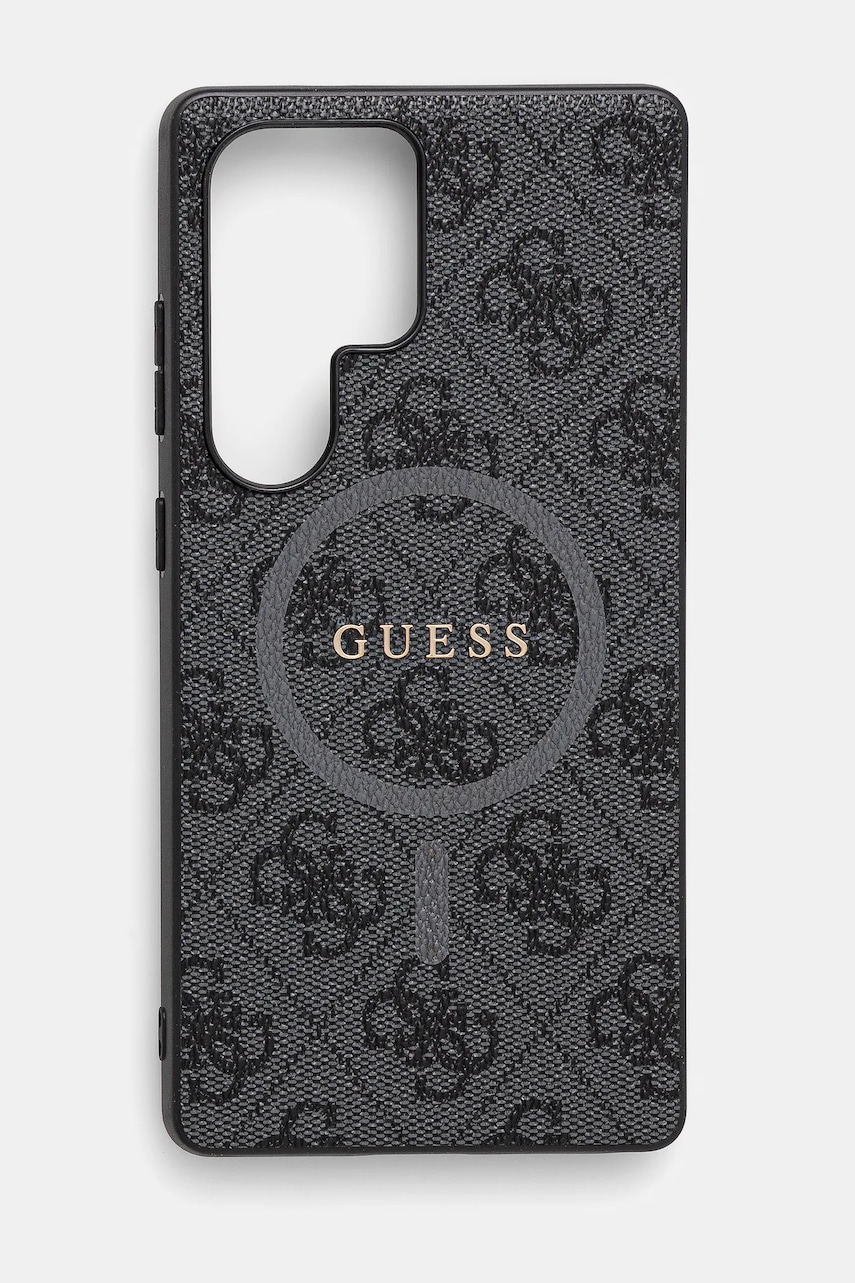 Θήκη κινητού Guess Samsung Galaxy S25 Ultra χρώμα: μαύρο, GUHMS25LG4GFRK