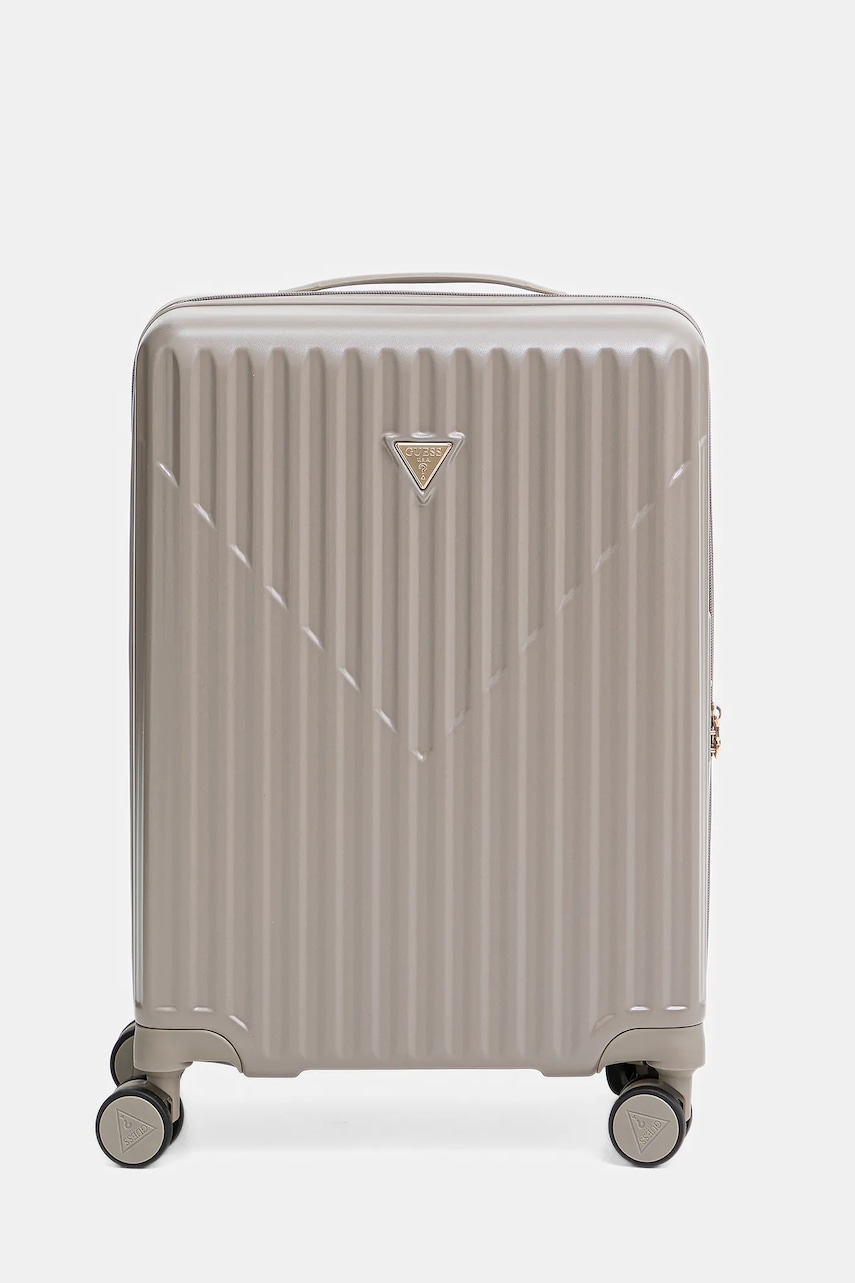 Βαλίτσα Guess χρώμα: μαύρο, TWHN96 75983