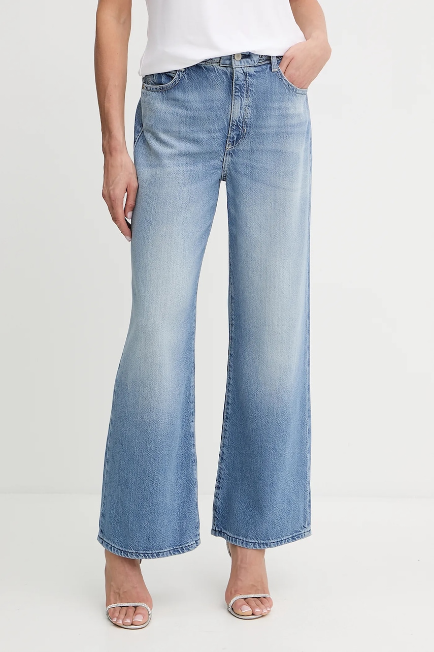 Τζιν παντελόνι Guess χρώμα: μπλε, W5GA1X D5B94