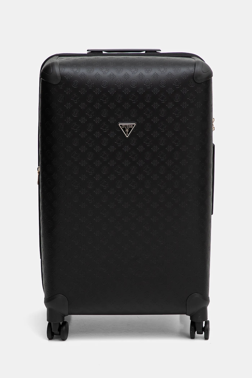 Βαλίτσα Guess WILDER χρώμα: μαύρο, TWK745 29880