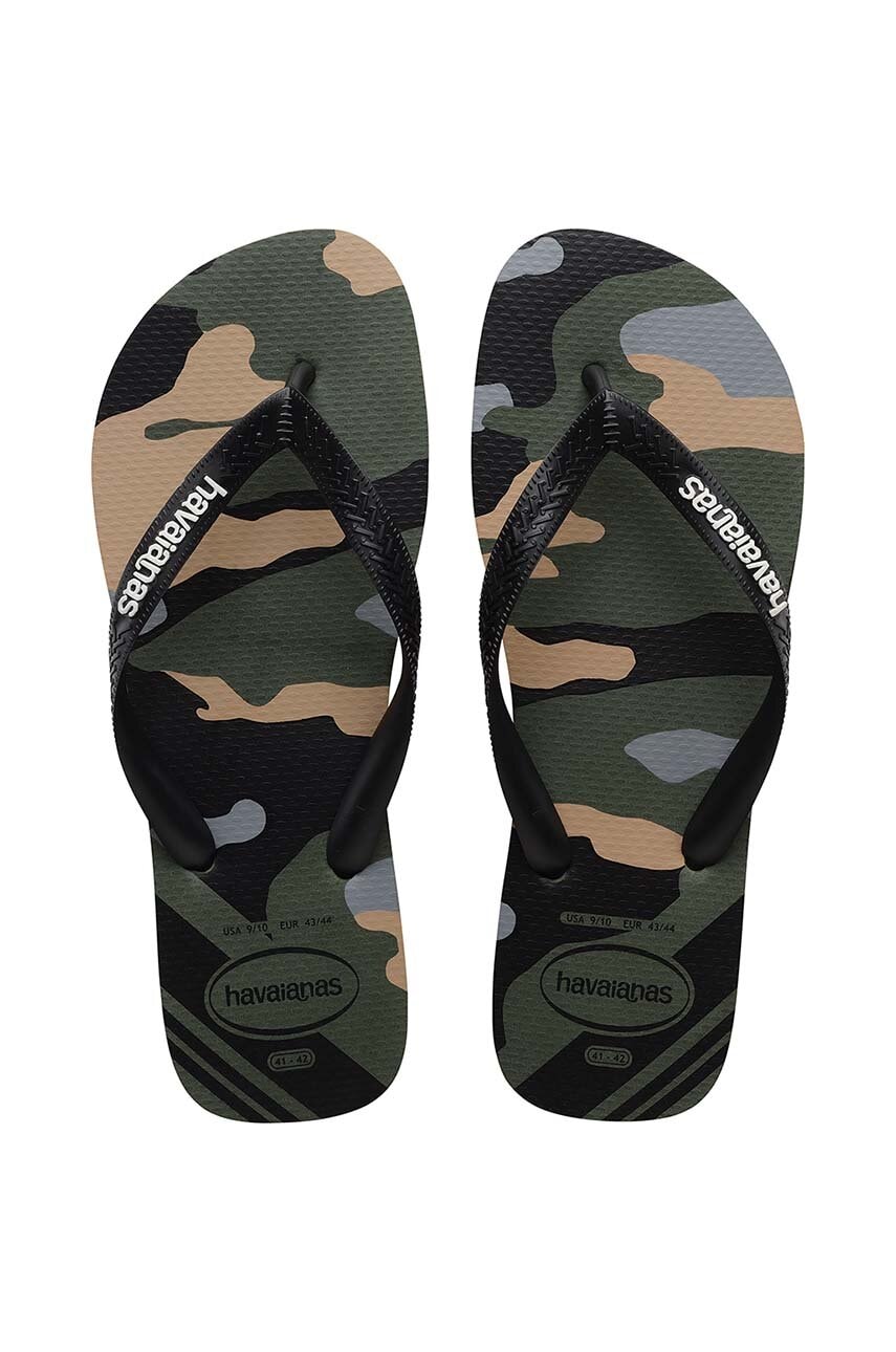 Σαγιονάρες Havaianas TOP χρώμα: πράσινο, 4141398.6132