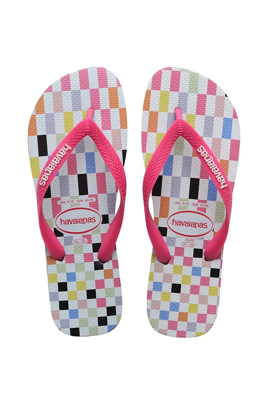 Σαγιονάρες Havaianas TOP CHECK χρώμα: ροζ, 4148764.7210