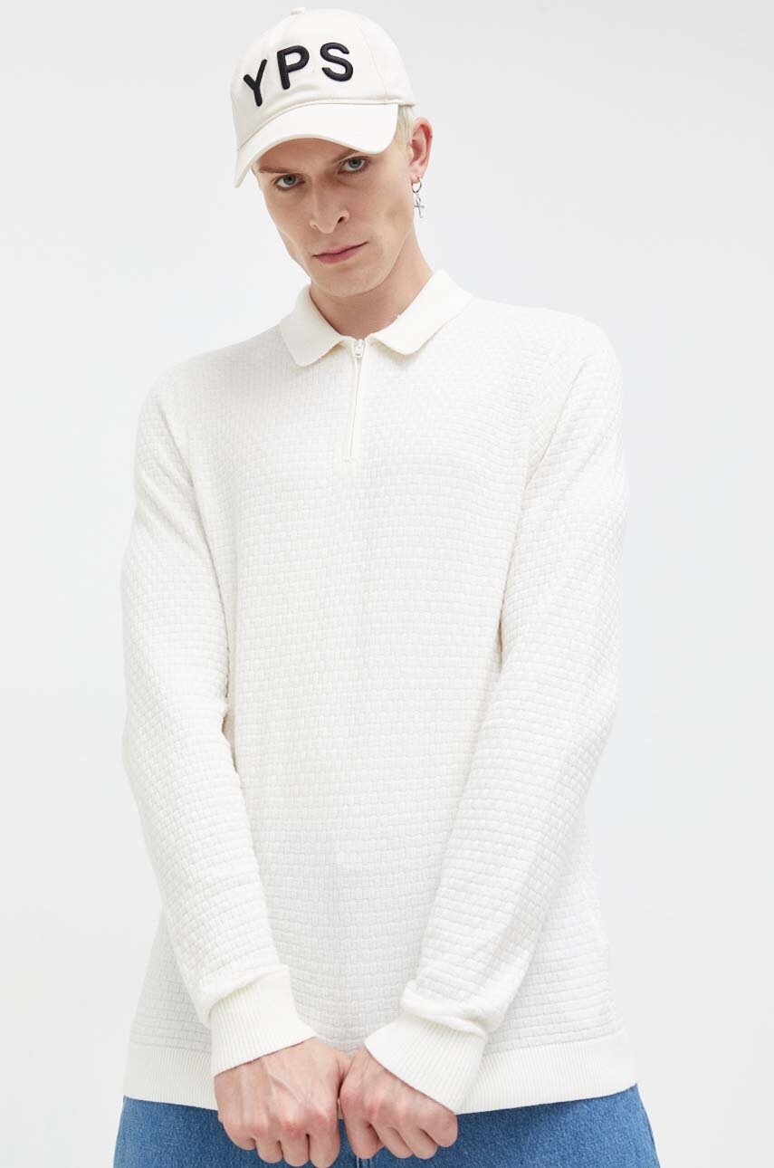 Πουλόβερ Hollister Co. χρώμα: μπεζ