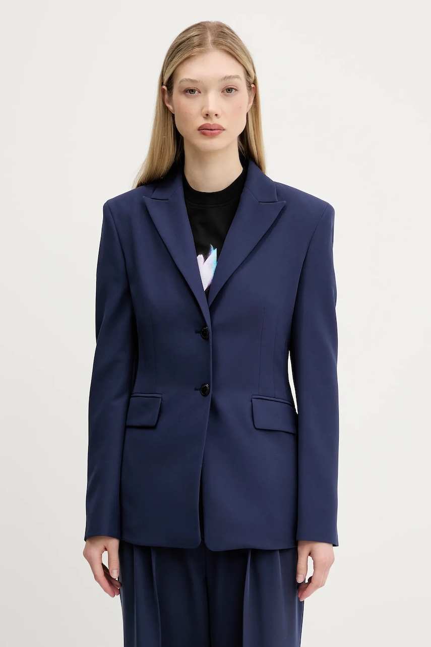 Σακάκι HUGO χρώμα: μαύρο, 50533901