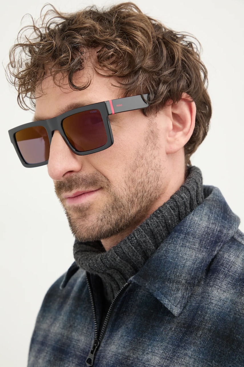 Γυαλιά ηλίου HUGO χρώμα: μαύρο, HG 1314/S
