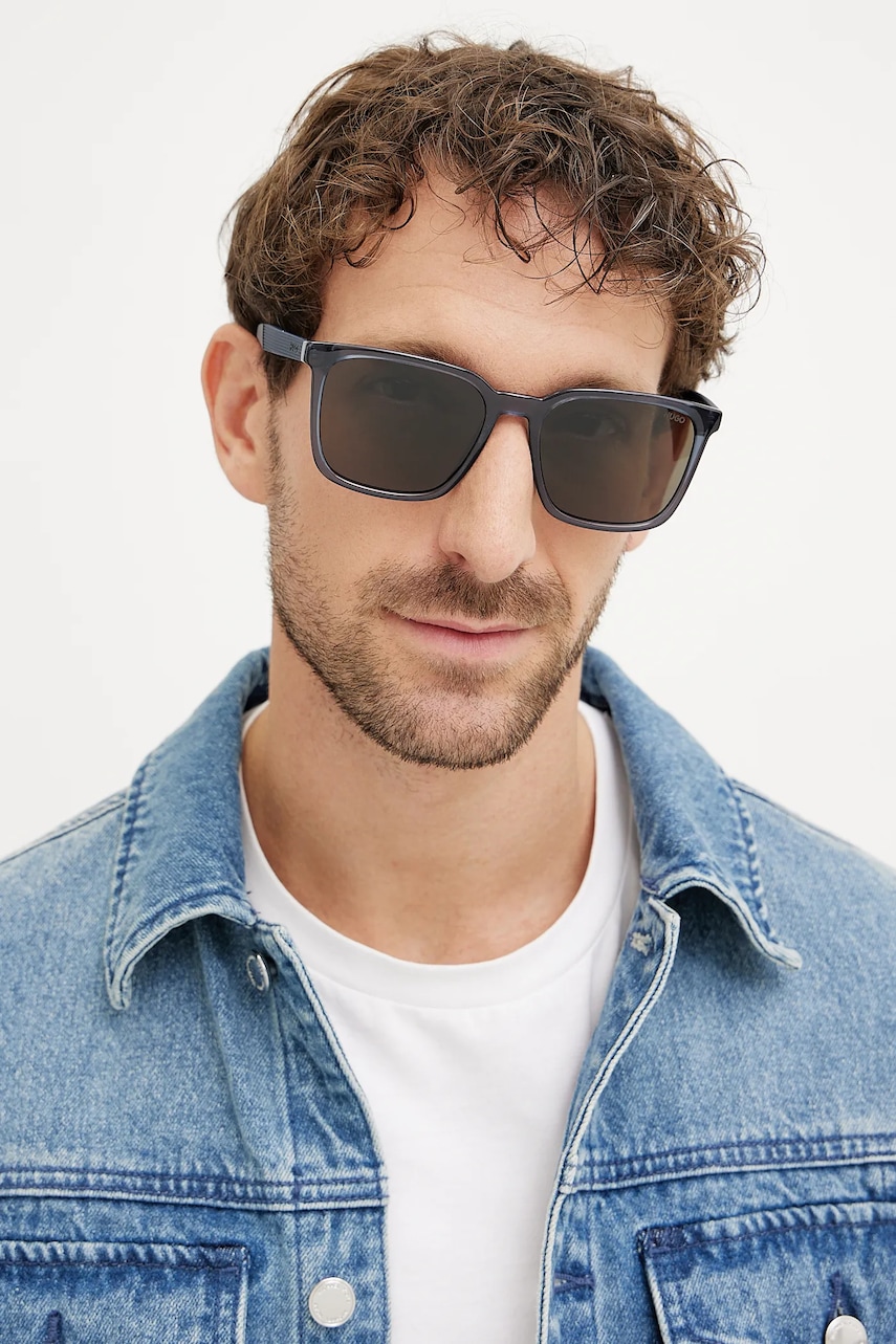 Γυαλιά ηλίου HUGO χρώμα: ναυτικό μπλε, HG 1327/S