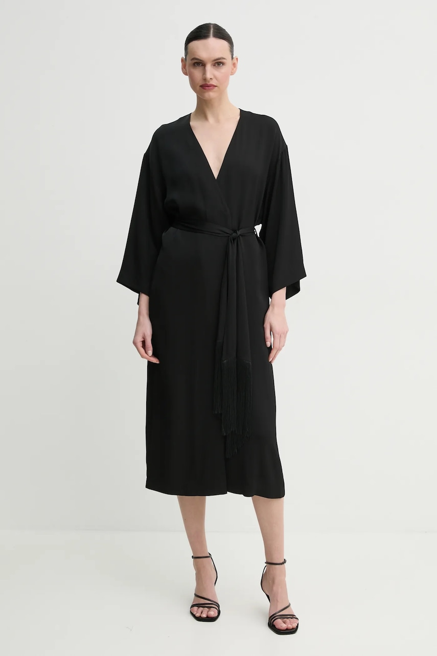 Φόρεμα ISABELLE BLANCHE χρώμα: μαύρο, IS25SS-A120-T011