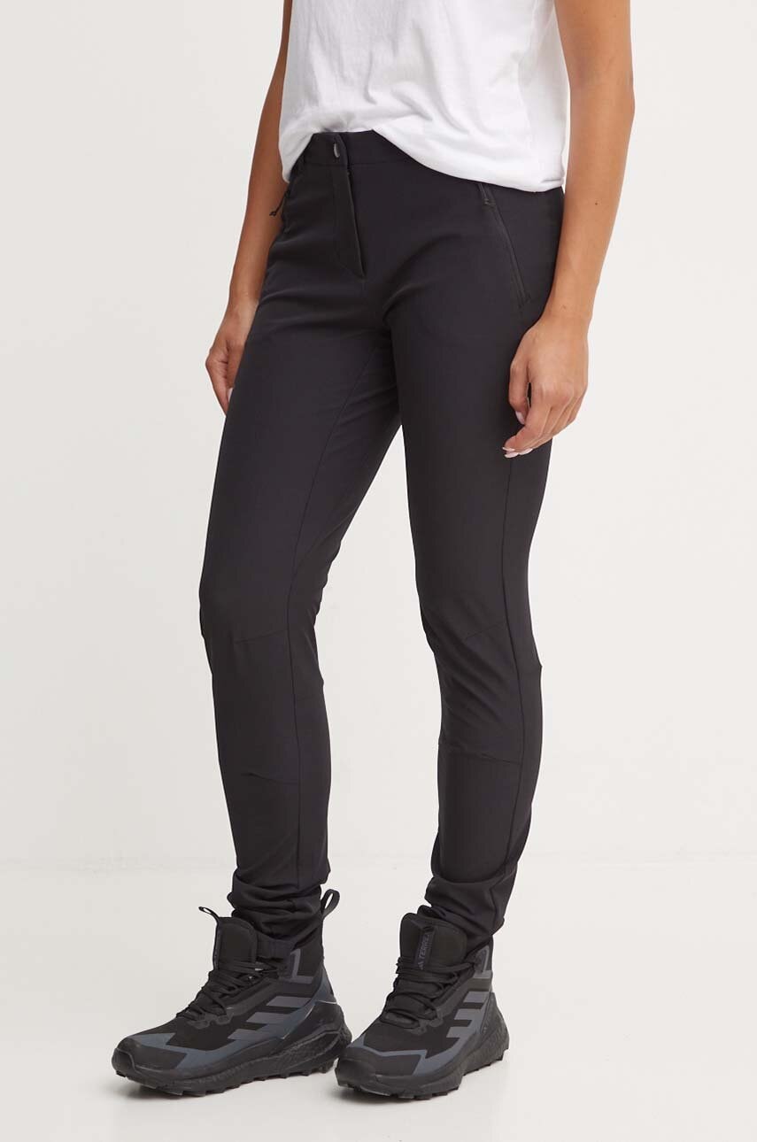 Παντελόνι εξωτερικού χώρου Jack Wolfskin Geigelstein χρώμα: μαύρο