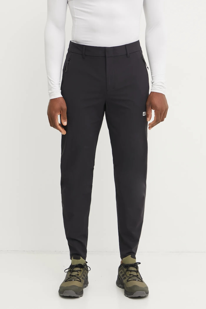 Παντελόνι εξωτερικού χώρου Jack Wolfskin Hikeout χρώμα: μαύρο, A63924