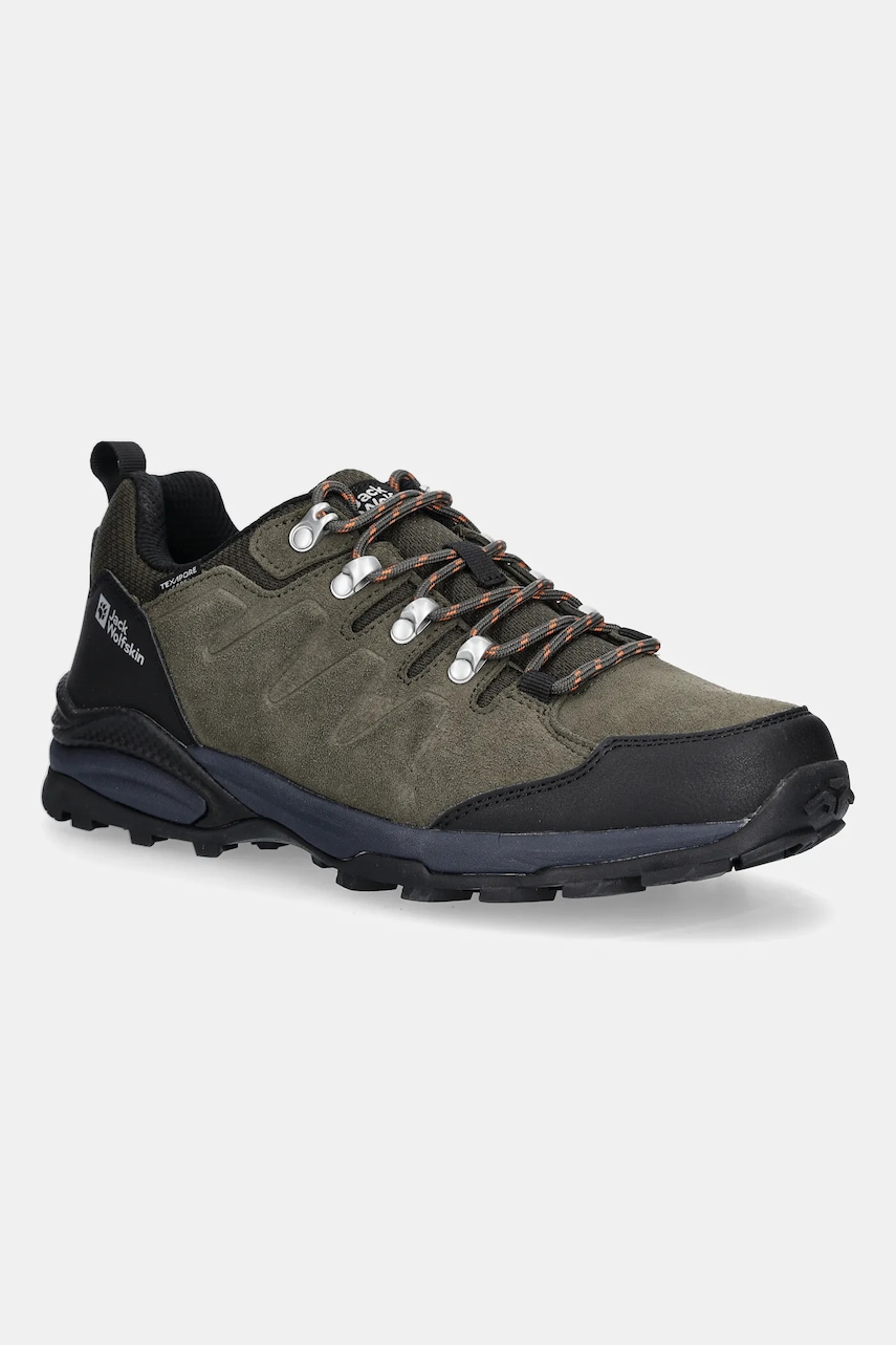 Παπούτσια Jack Wolfskin Refugio Texapore Low χρώμα: καφέ, 4049851