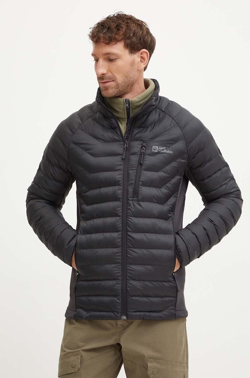 Αθλητικό μπουφάν Jack Wolfskin ROUTEBURN PRO χρώμα: πράσινο, 1206862