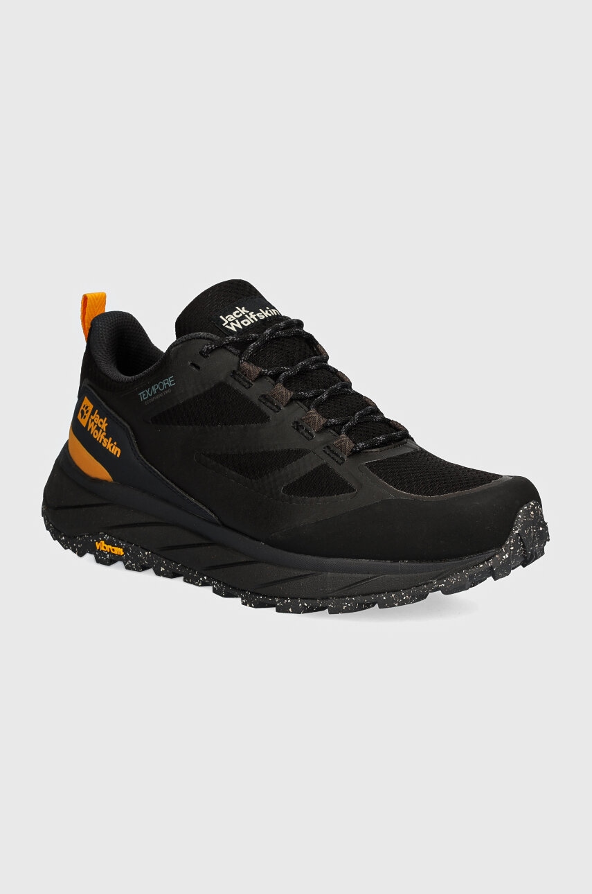 Παπούτσια Jack Wolfskin Terraventure Texapore Low χρώμα: πράσινο, 4051621