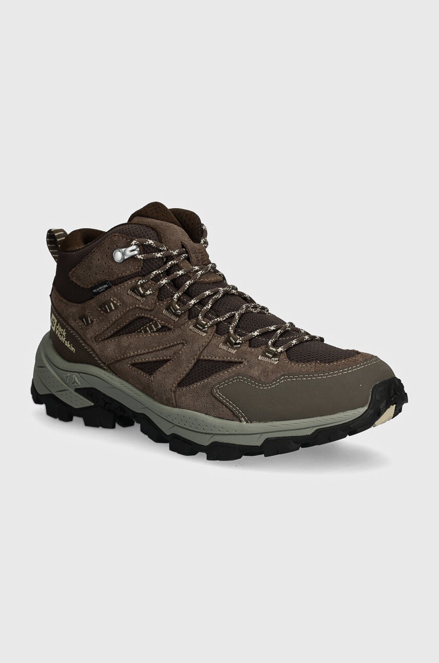 Παπούτσια Jack Wolfskin Vojo Tour Texapore χρώμα: καφέ, A62072