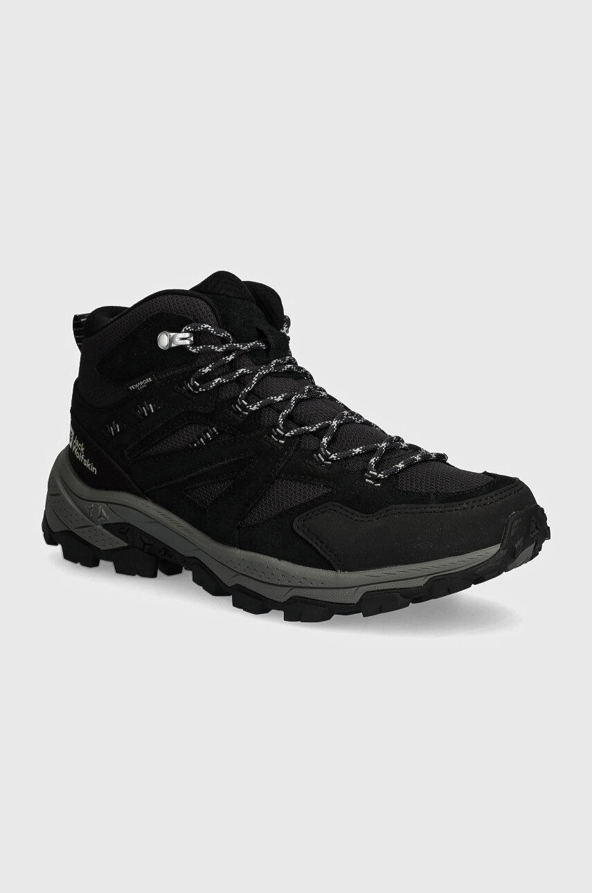 Παπούτσια Jack Wolfskin Vojo Tour Texapore χρώμα: μαύρο, A62072