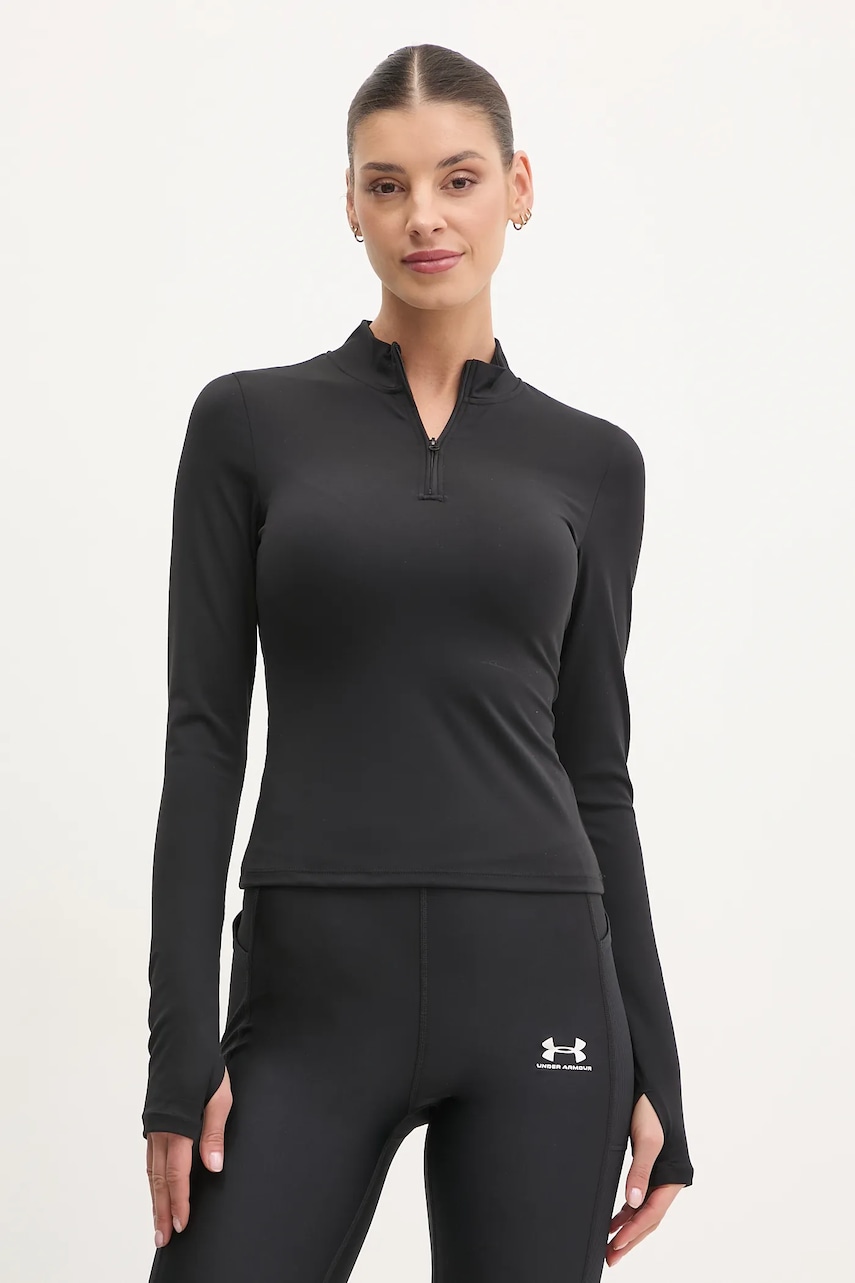 Μακρυμάνικο για γιόγκα JOYINME Motion χρώμα: μαύρο, Motion