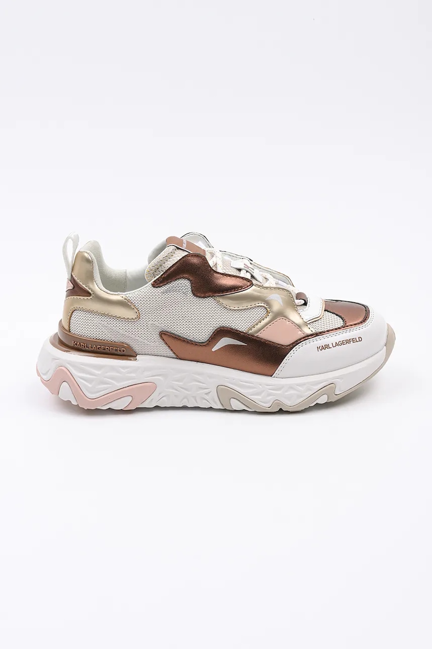 Αθλητικά Karl Lagerfeld BLAZE χρώμα: χρυσαφί, KL62423M