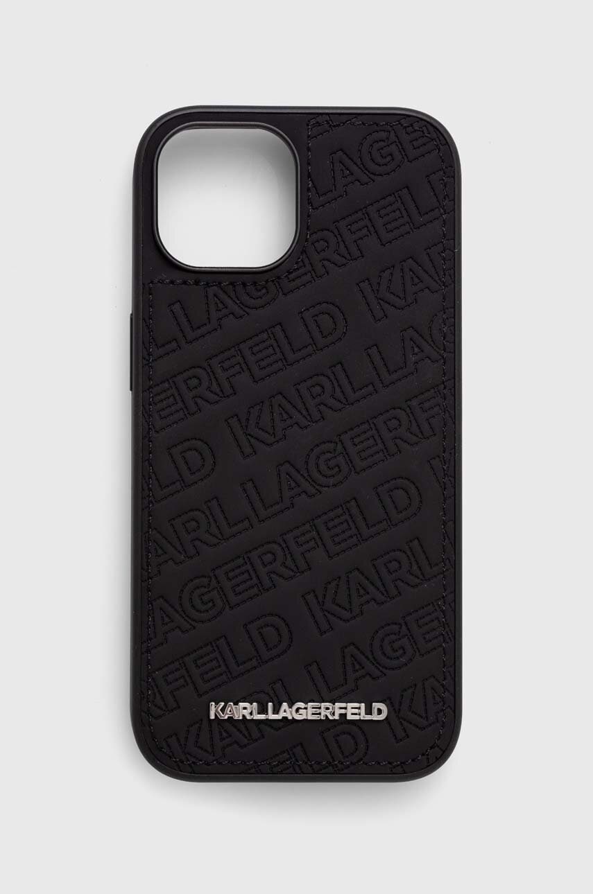 Θήκη κινητού Karl Lagerfeld iPhone 15 / 14 / 13 6.1'' χρώμα: μαύρο