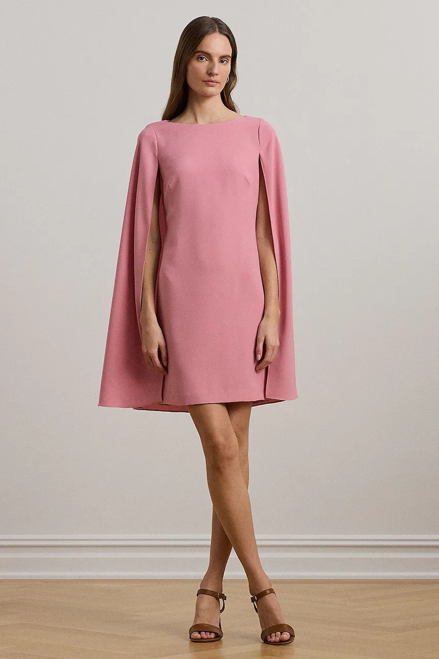 Φόρεμα Lauren Ralph Lauren χρώμα: μπλε, 253855210