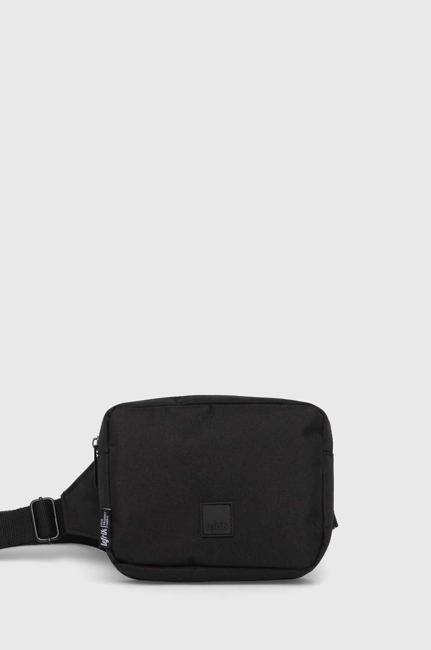 Τσάντα φάκελος Lefrik REEF CROSSBODY STRIPES χρώμα: μαύρο