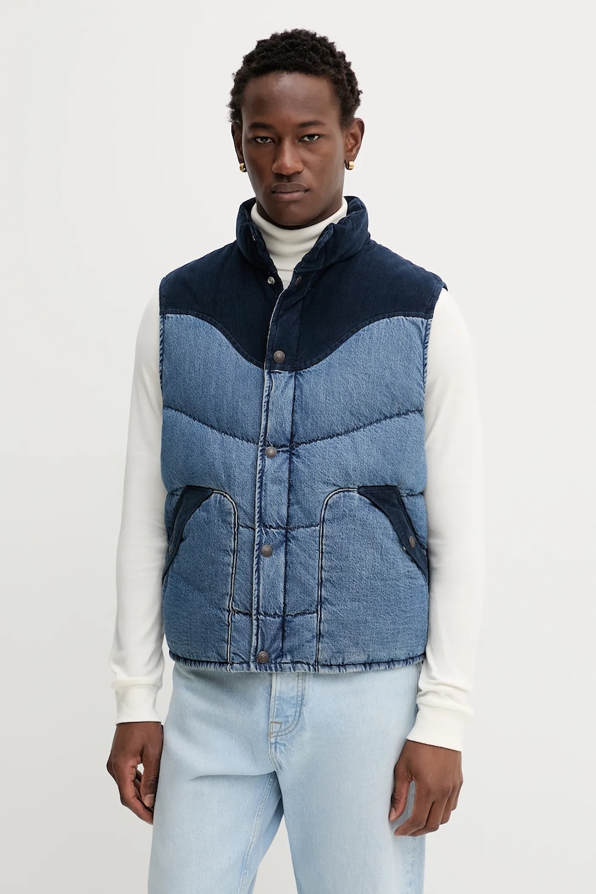 Αμάνικο από πούπουλα Levi's χρώμα: μπλε, 003GQ