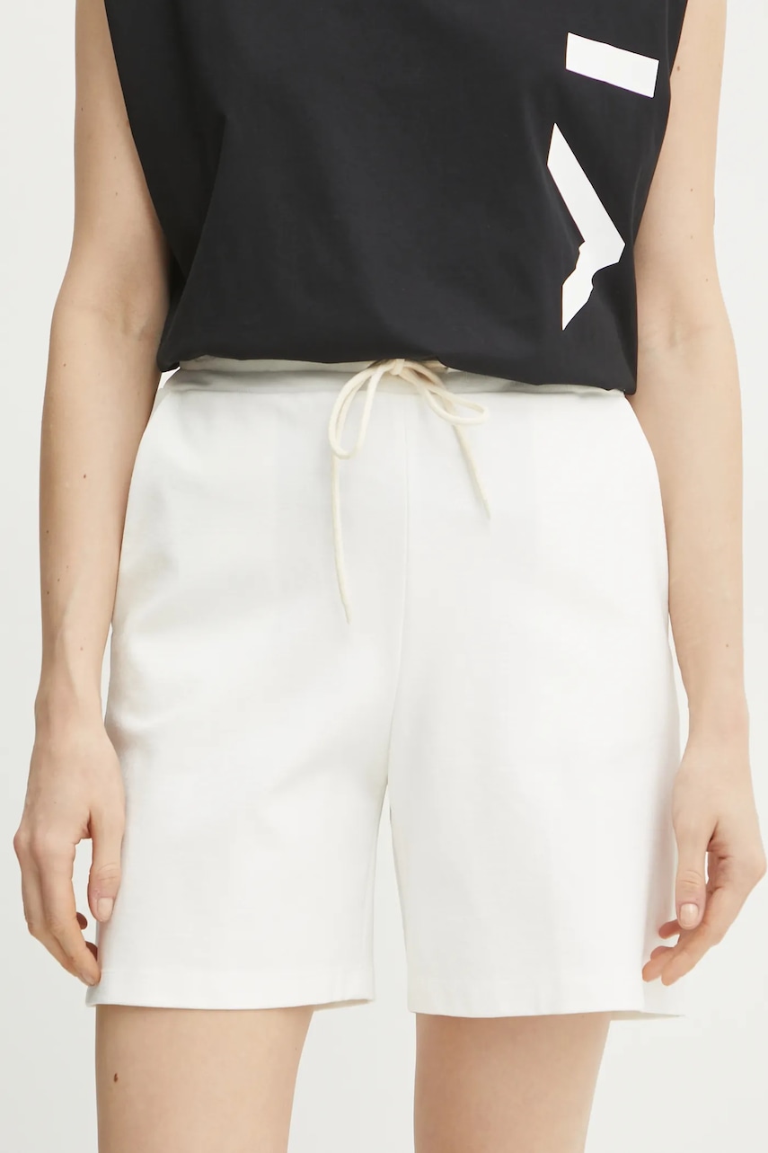 Σορτς Liviana Conti χρώμα: άσπρο, F5SI40