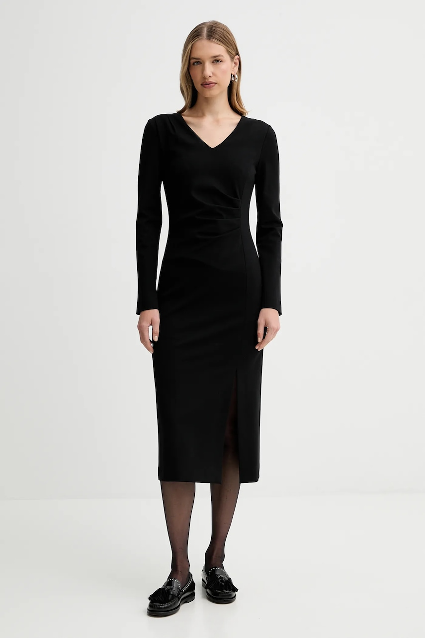 Φόρεμα Liviana Conti χρώμα: μαύρο, L5WI36