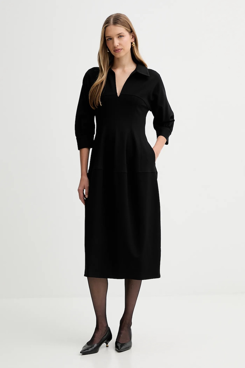 Φόρεμα Liviana Conti χρώμα: μαύρο, L5WI39