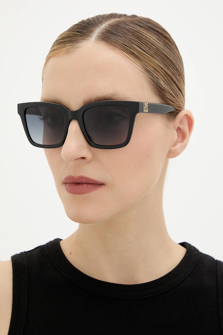 Γυαλιά ηλίου Love Moschino χρώμα: μαύρο, MOL091/S