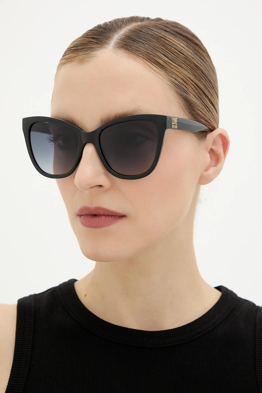 Γυαλιά ηλίου Love Moschino χρώμα: μαύρο, MOL097/S