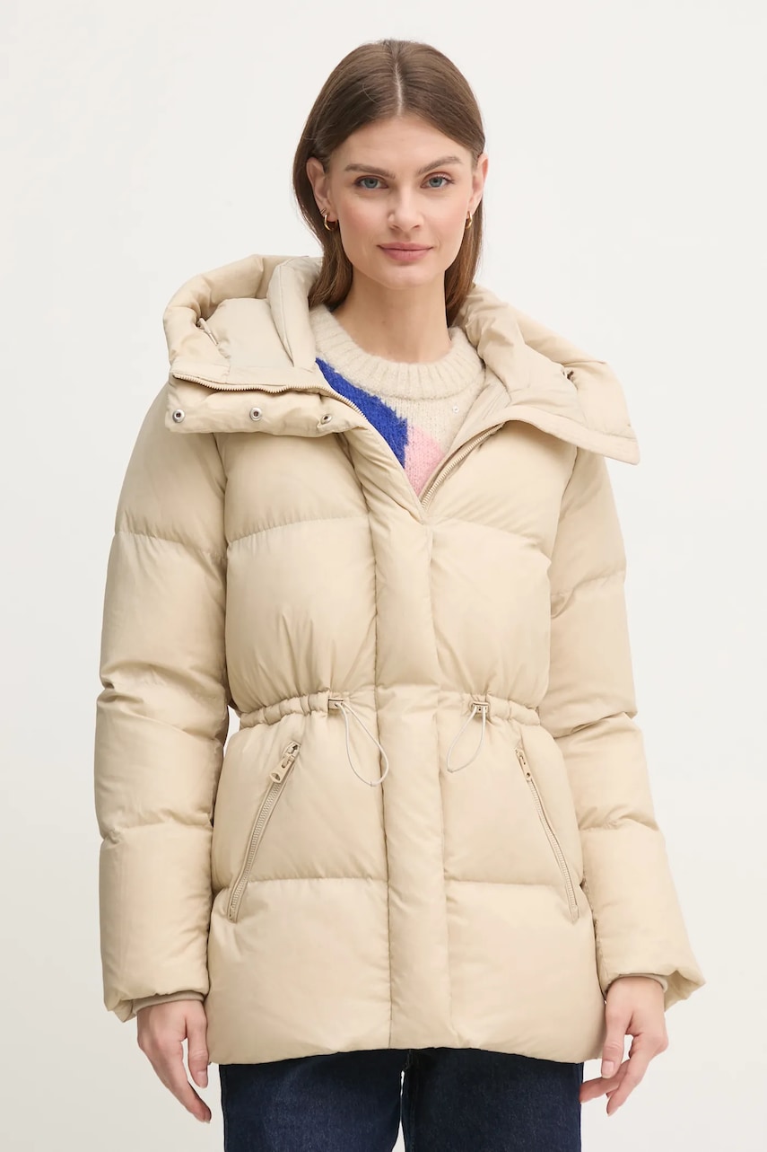 Μπουφάν με επένδυση από πούπουλα MACKAGE χρώμα: μπεζ, FREYA-SW