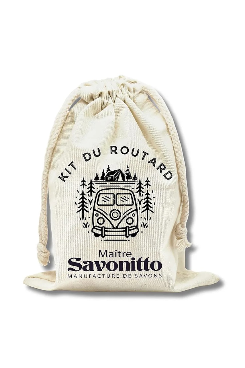 Απαραίτητα για το ταξίδι: καθαριστικό λεκέδων, υγρό πλύσης και σαπούνι Maitre Savonitto Backpacker Kit χρώμα: πολύχρωμο