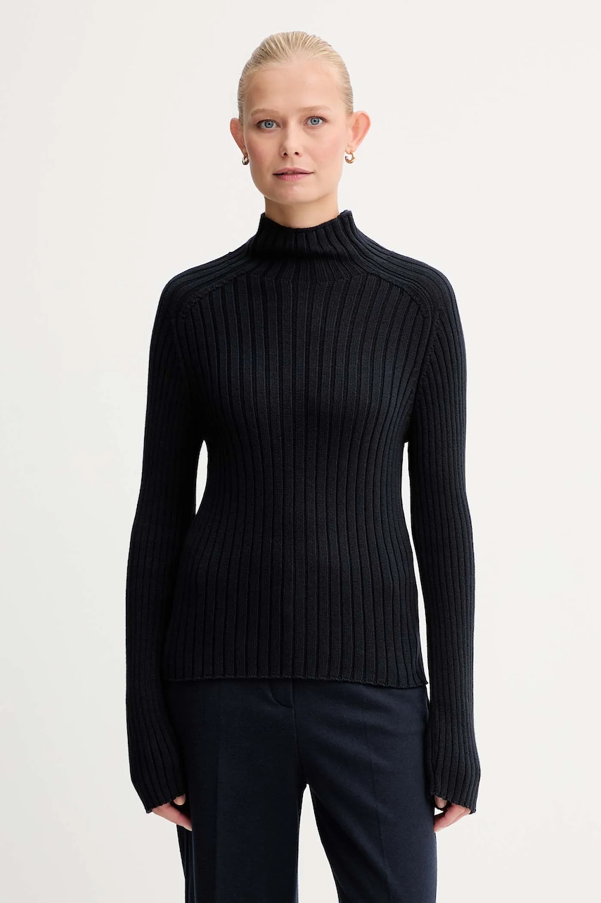 Βαμβακερό πουλόβερ Marc O'Polo χρώμα: ναυτικό μπλε, 509605960173